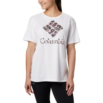 Columbia T-Shirt Dames, Park Relaxed Wit, 26JOFDEKL